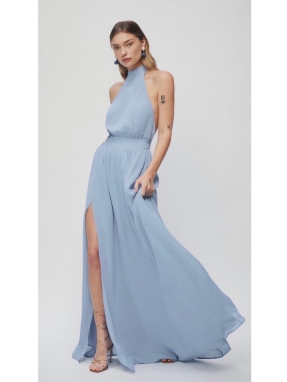 Reformation Andee Dress in Mineral
